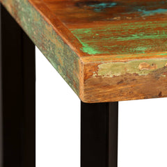 vidaXL Bar Table Solid Reclaimed Wood 60x60x107 cm 3