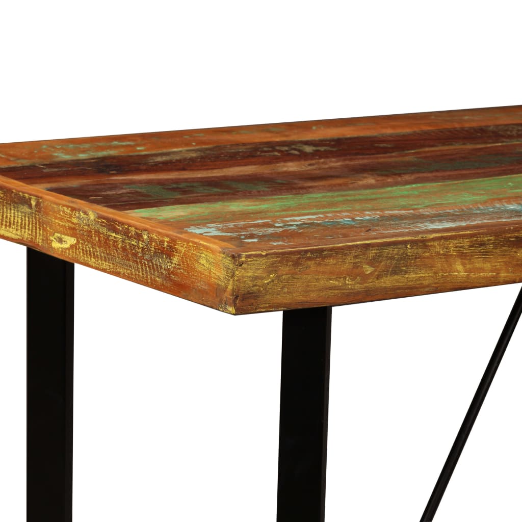 vidaXL Bar Table Solid Reclaimed Wood 120x60x107 cm 3