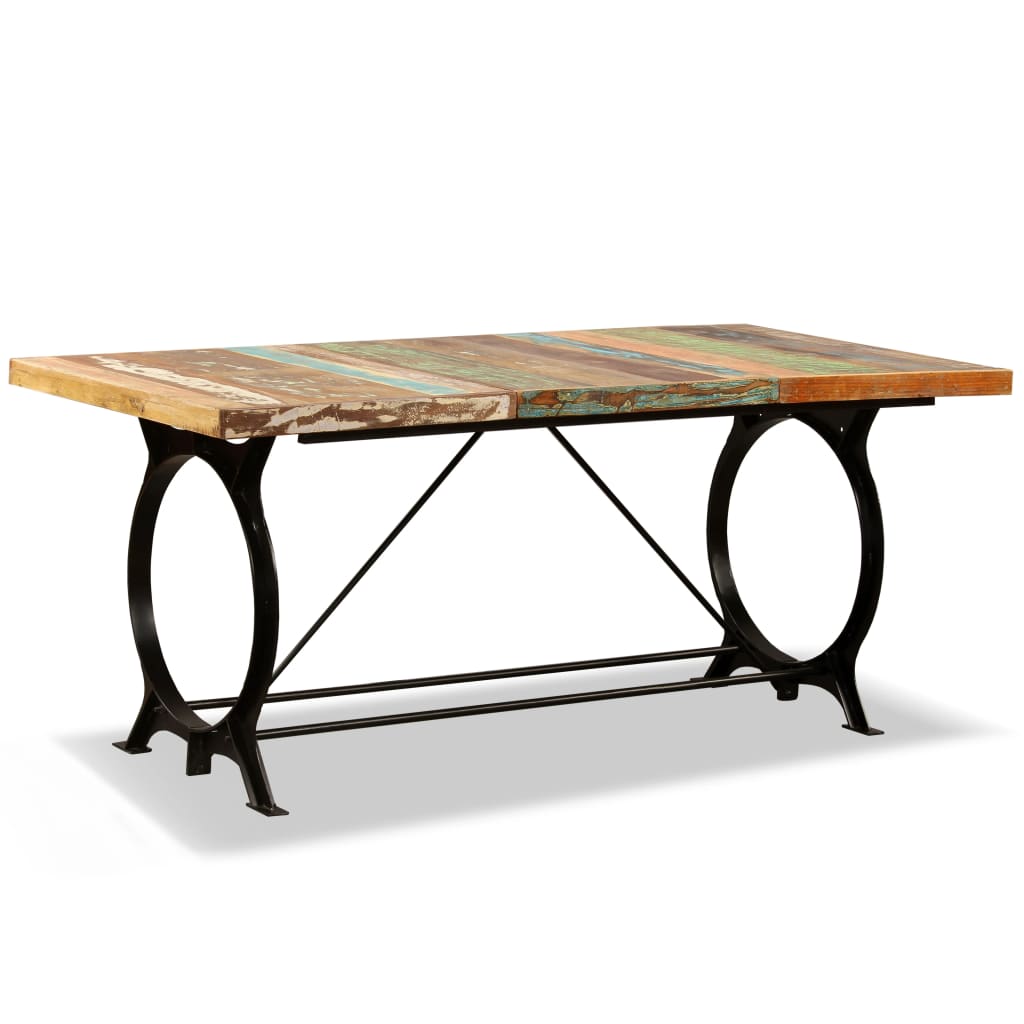 vidaXL Dining Table Solid Reclaimed Wood 180 cm 2