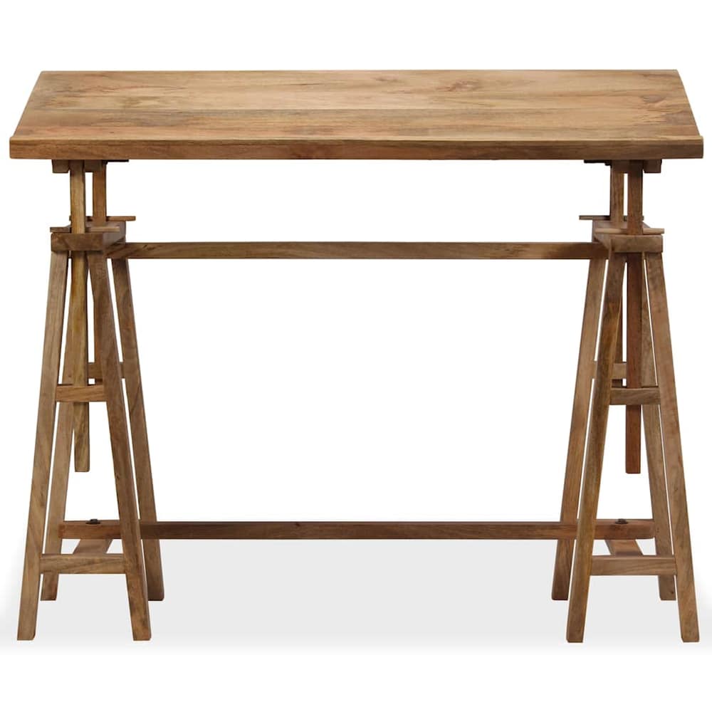 244948 vidaXL Drafting Table Solid Mango Wood 116x50x76 cm 3