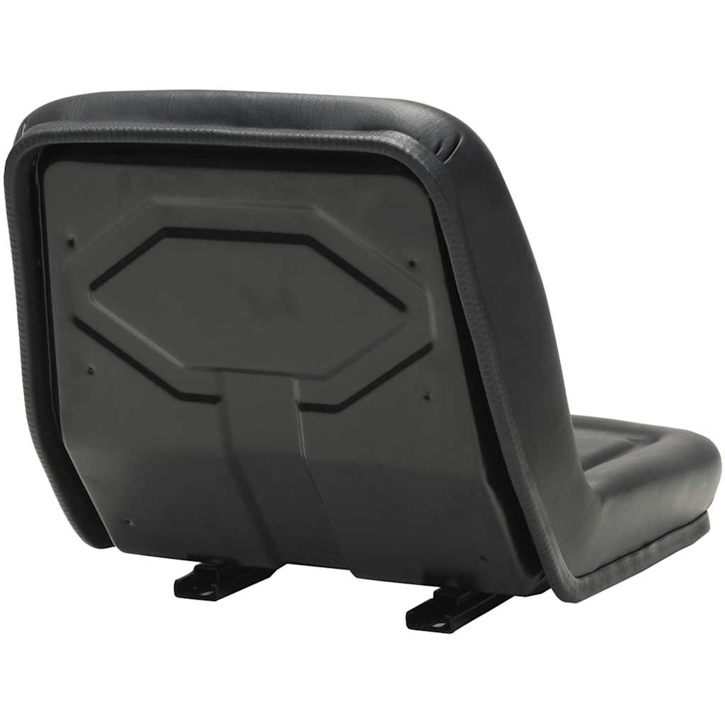 vidaXL Universal Tractor Seat Black 4