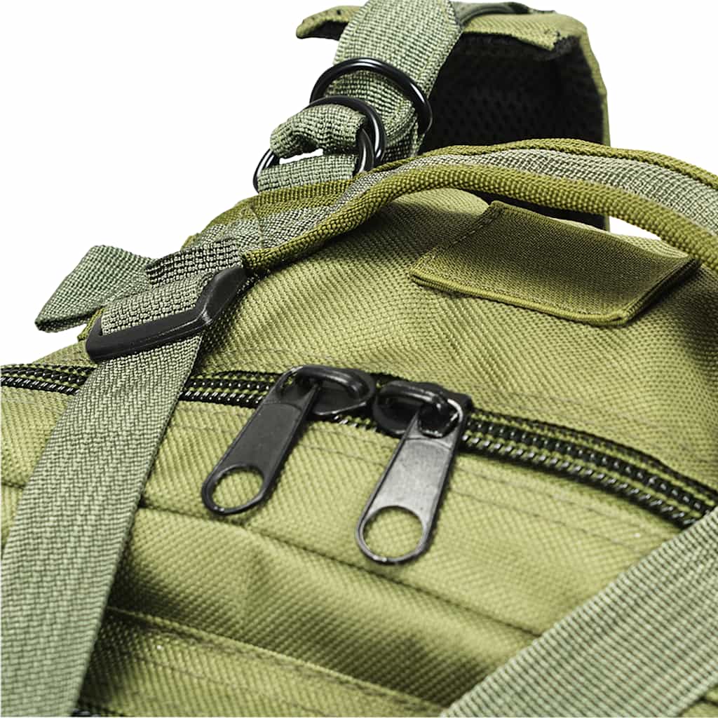 vidaXL Army-Style Backpack 50 L Olive Green 5