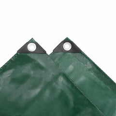 vidaXL Tarpaulins Green 2 x 3 m Canvas with PVC Coating 4