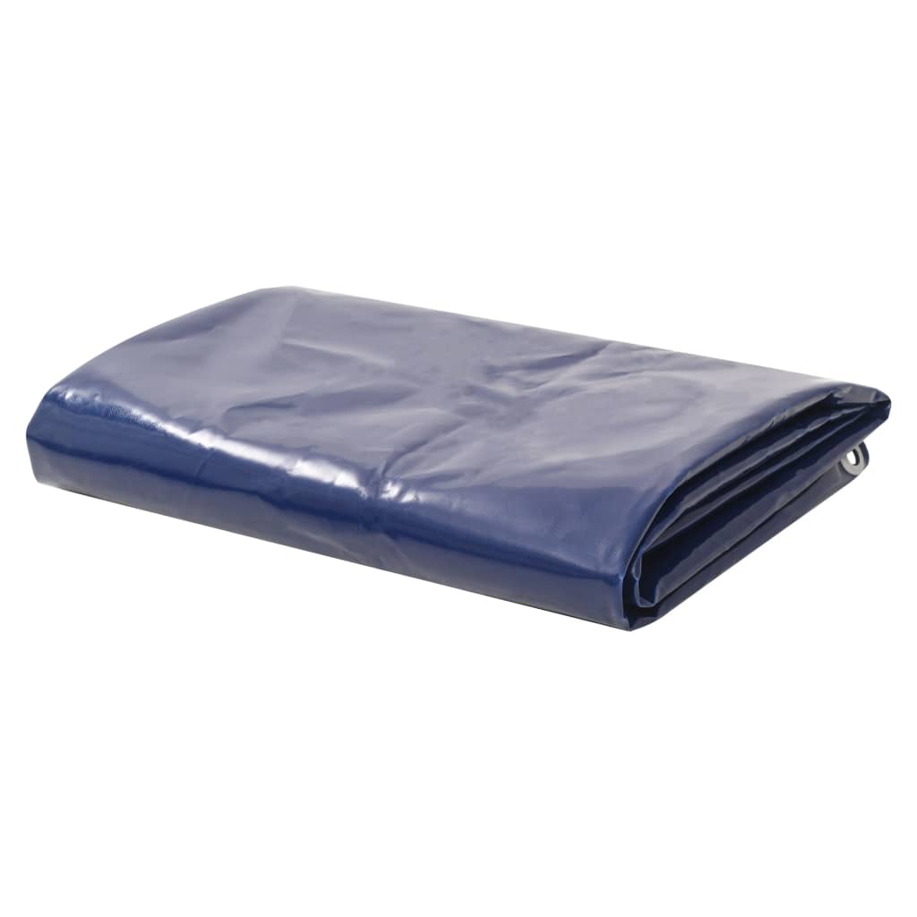vidaXL Tarpaulins Blue 3 x 3 m Canvas with PVC Coating 1