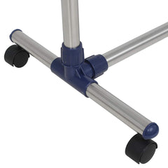 245625 vidaXL Adjustable Clothes Rack Stainless Steel 165x44x150 cm Silver 5