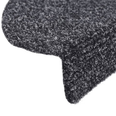 vidaXL Stair Mat | Set of 15 | Dark Grey | Polypropylene | Standard | Stair Mat 6