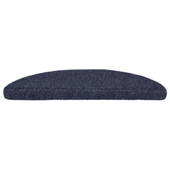 vidaXL Stair Mat | Set of 15 | Blue | Polypropylene | 15 x 56 x 17 x 3 cm 3