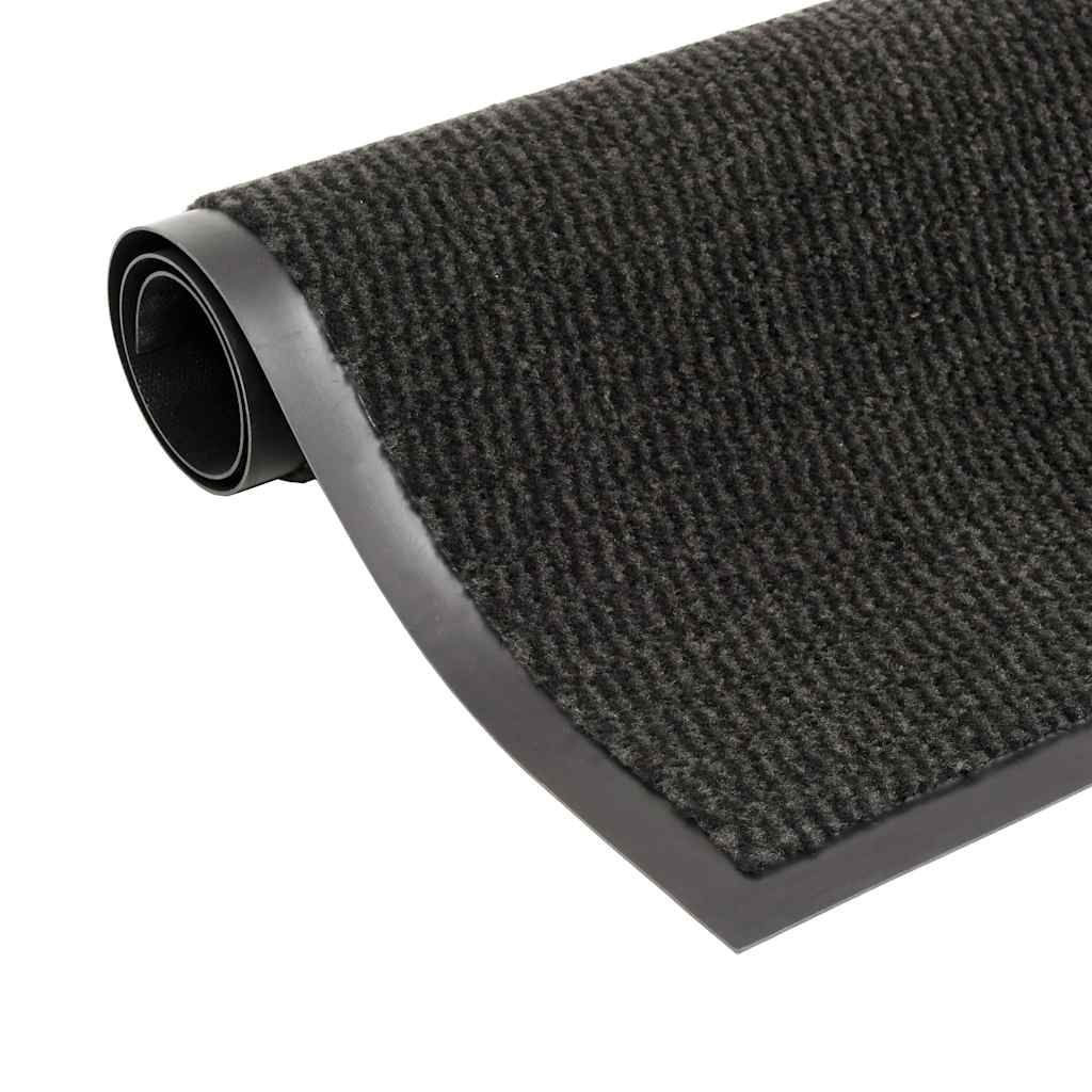 vidaXL Door Mat | Black | Polypropylene | 90 x 150 cm | Door Mat | Rectangular 1