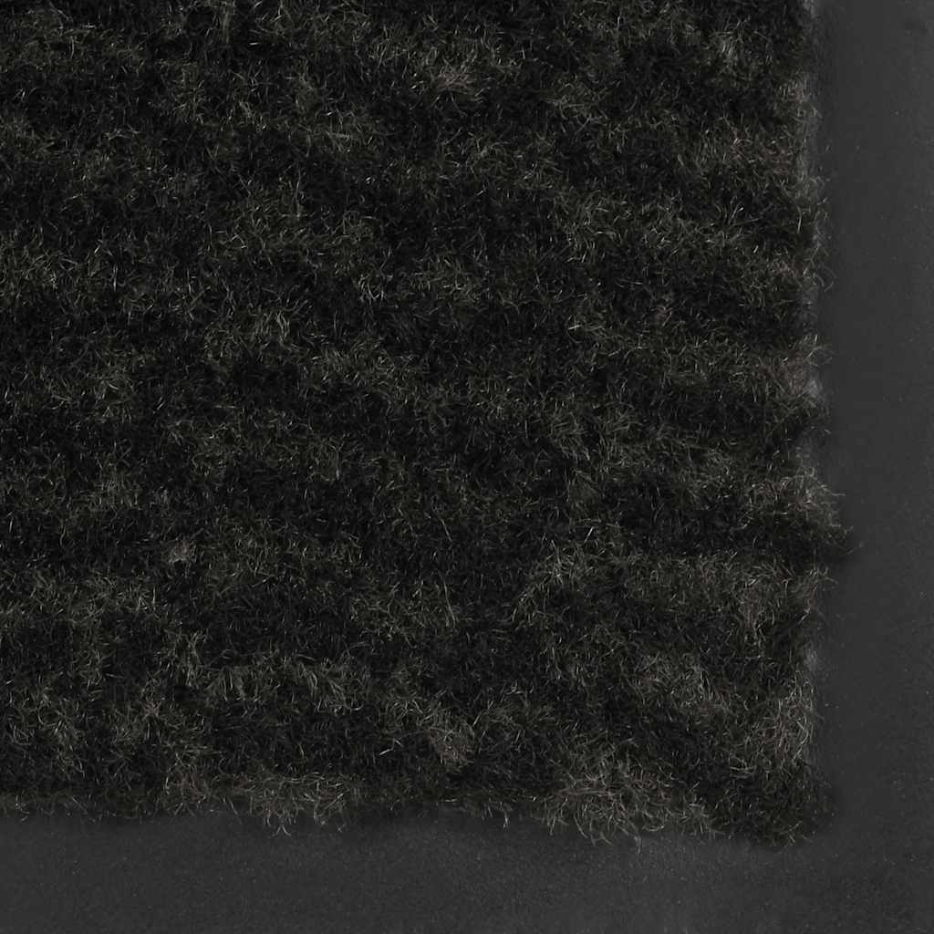 vidaXL Door Mat | Black | Polypropylene | 90 x 150 cm | Door Mat | Rectangular 4