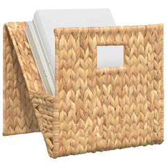 vidaXL Magazine Holder 31x31x31 cm Water Hyacinth 3