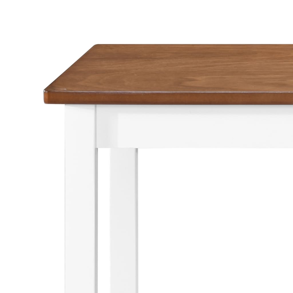 vidaXL Bar Table Solid Wood 108x60x91 cm 3