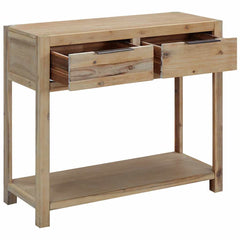 245684 vidaXL Console Table 82x33x73 cm Solid Acacia Wood 2