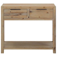 245684 vidaXL Console Table 82x33x73 cm Solid Acacia Wood 3