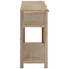 245684 vidaXL Console Table 82x33x73 cm Solid Acacia Wood 4
