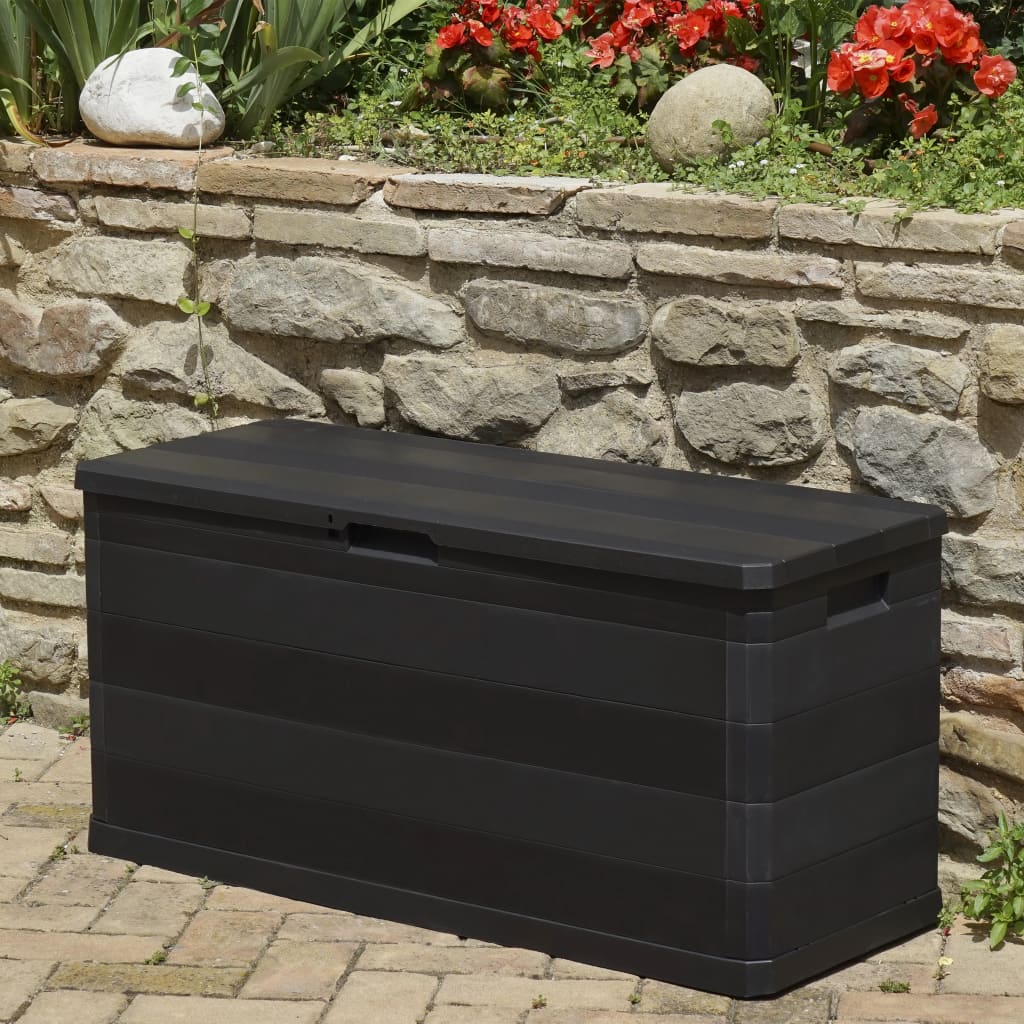 vidaXL Storage Box | Black | Polypropylene | Medium | Storage Box | Rectangular 5