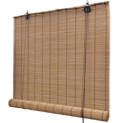 vidaXL Roller Blind Bamboo 140x220 cm Brown 2