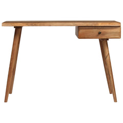 245666 vidaXL Writing Table Solid Acacia Wood 110x50x76 cm 2