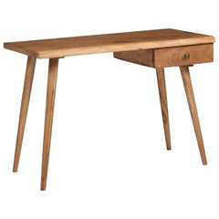 245666 vidaXL Writing Table Solid Acacia Wood 110x50x76 cm 3