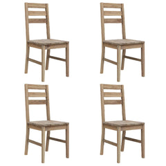 vidaXL Dining Chairs 4 pcs Solid Acacia Wood 2