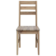 vidaXL Dining Chairs 4 pcs Solid Acacia Wood 4
