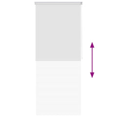 vidaXL Shower Roller Blind 120x240 cm White 5