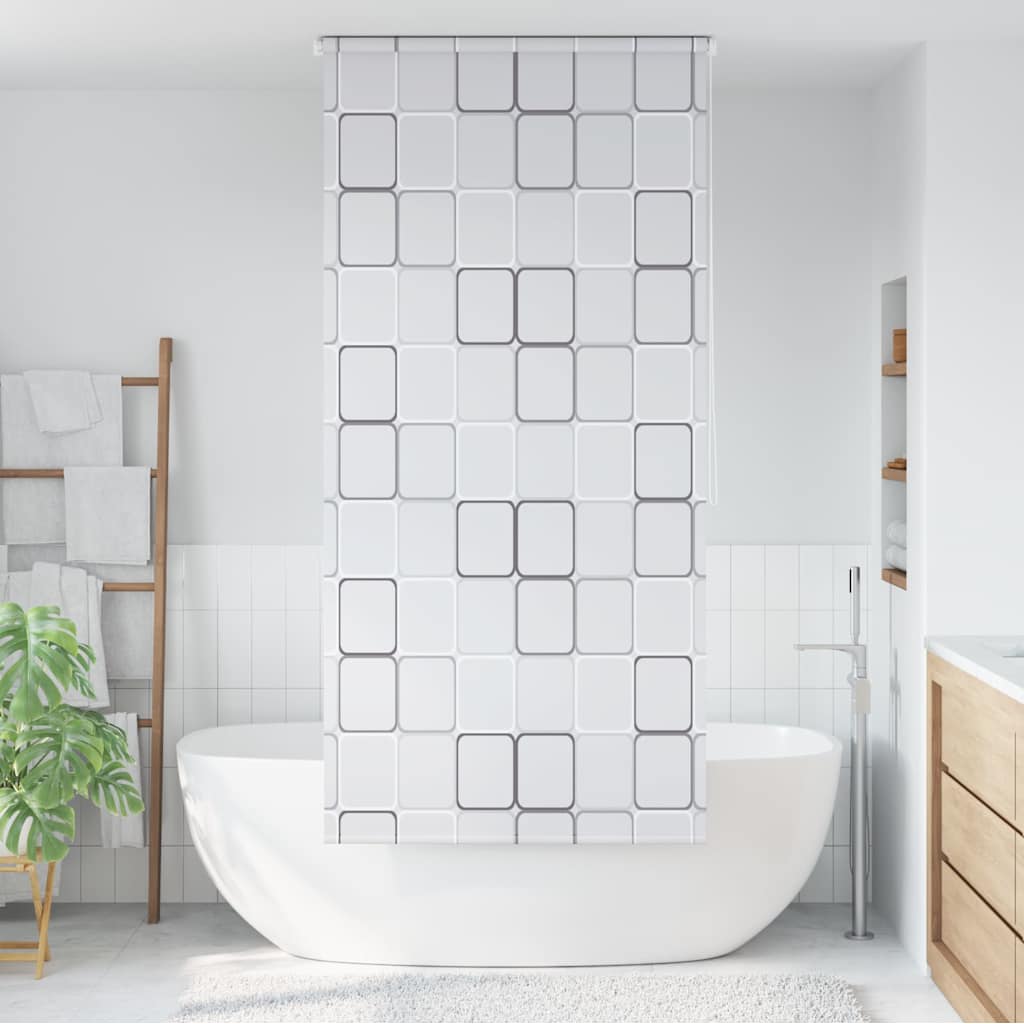 vidaXL Shower Roller Blind 120x240 cm Square 1