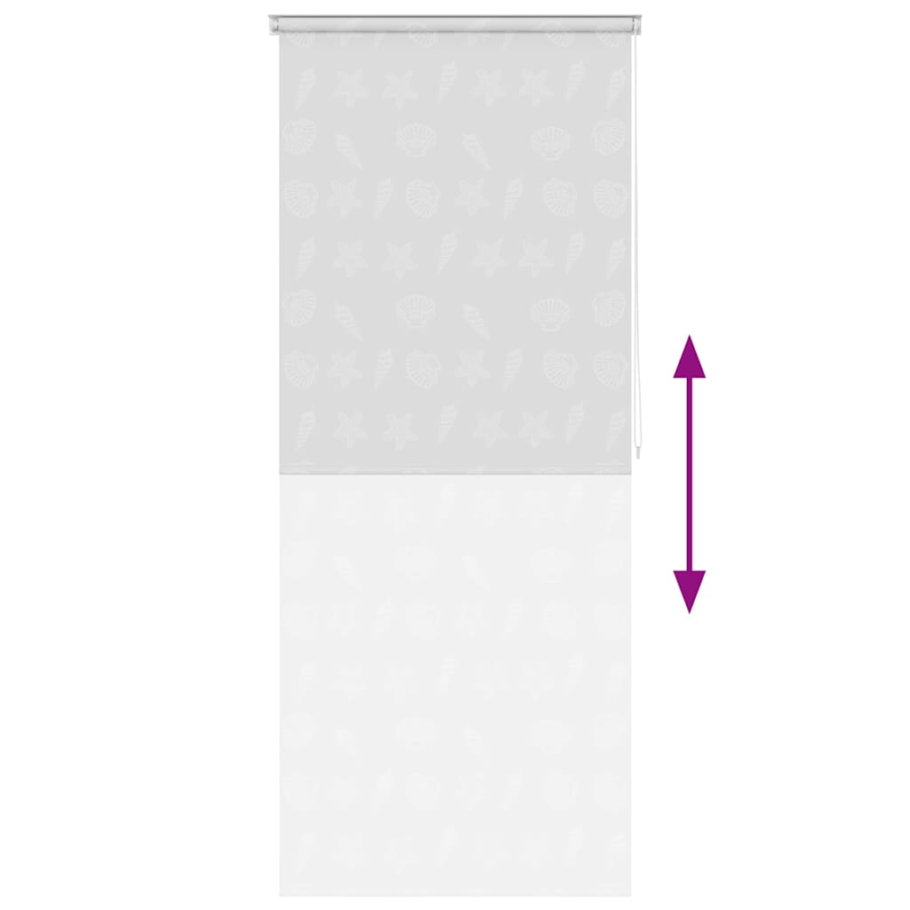 vidaXL Shower Roller Blind 120x240 cm Sea Star 5