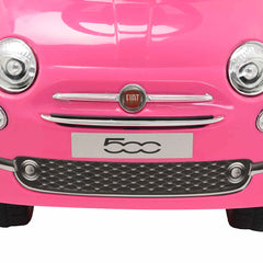 vidaXL Ride-on Car Fiat 500 Pink 6