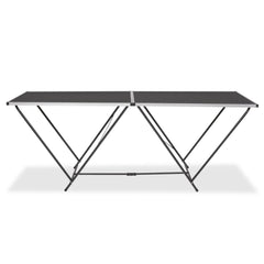 vidaXL Pasting Table | Black | MDF, Aluminium, Steel | 200x60 cm | Foldable 2