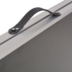 vidaXL Pasting Table | Black | MDF, Aluminium, Steel | 200x60 cm | Foldable 5