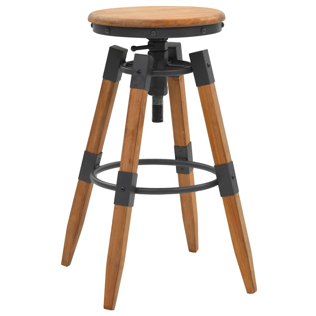 vidaXL Bar Stools 2 pcs Solid Fir Wood 2