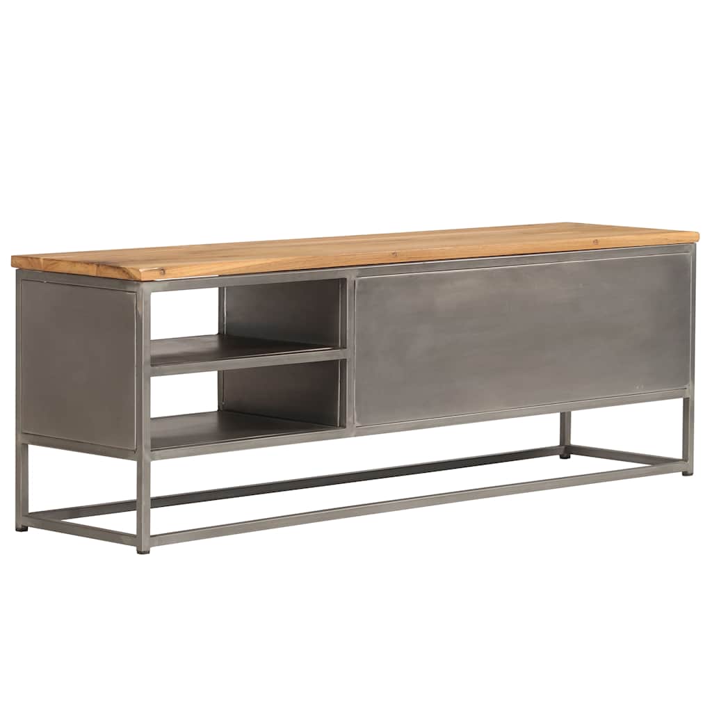 vidaXL TV Cabinet | Recycled Teak | Recycled Teak and Steel | Medium 3
