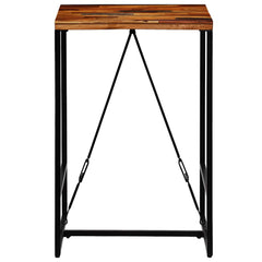 Bar Table Solid Reclaimed Wood 70 cm 70 cm