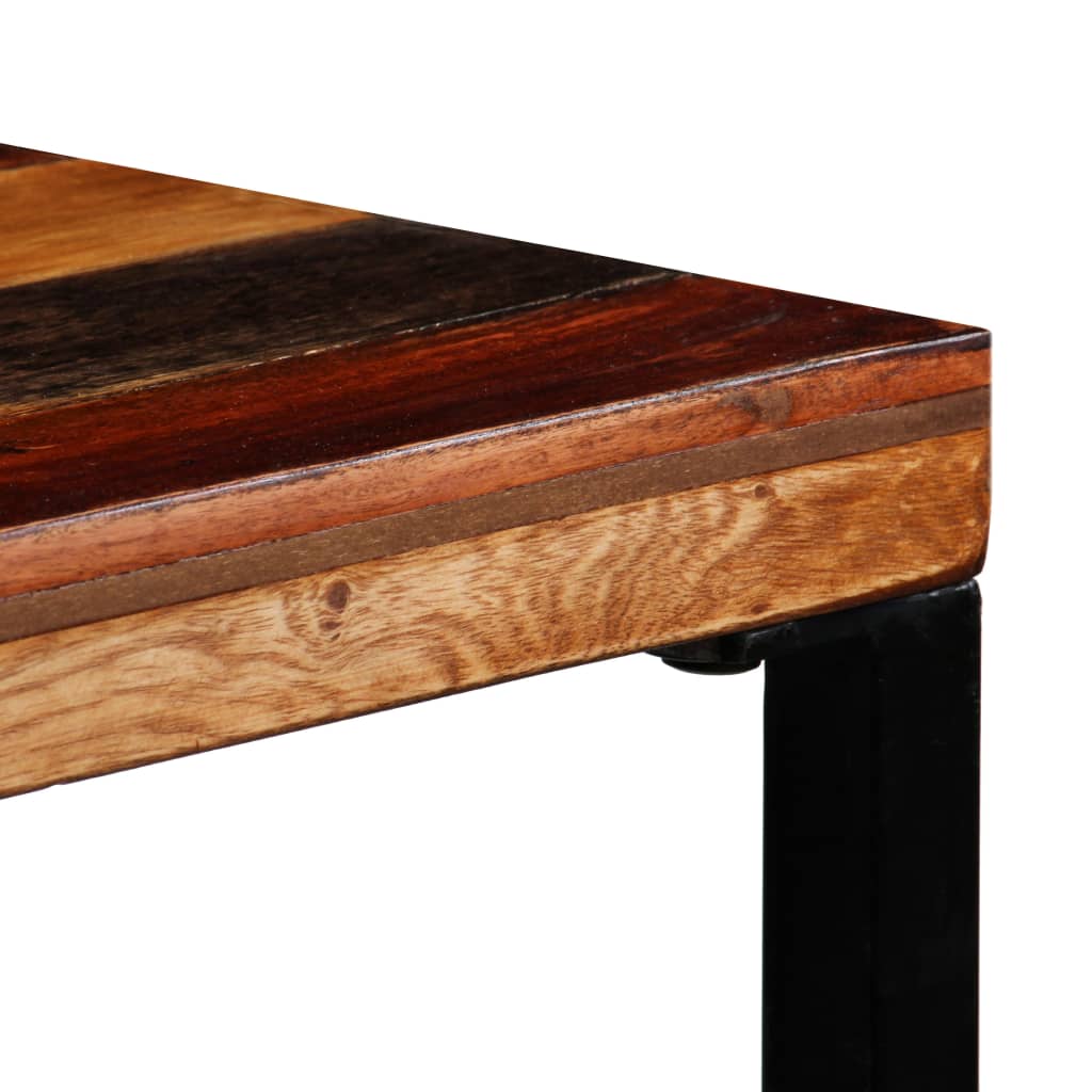 vidaXL Bar Table Solid Reclaimed Wood 70x70x106 cm 5