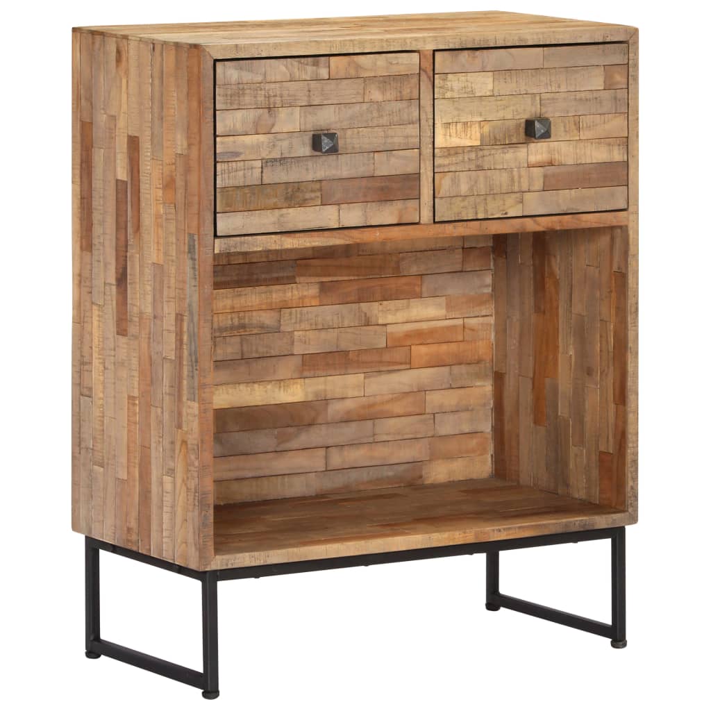 246080 vidaXL Sideboard Reclaimed Teak Wood 60x30x75 cm 1