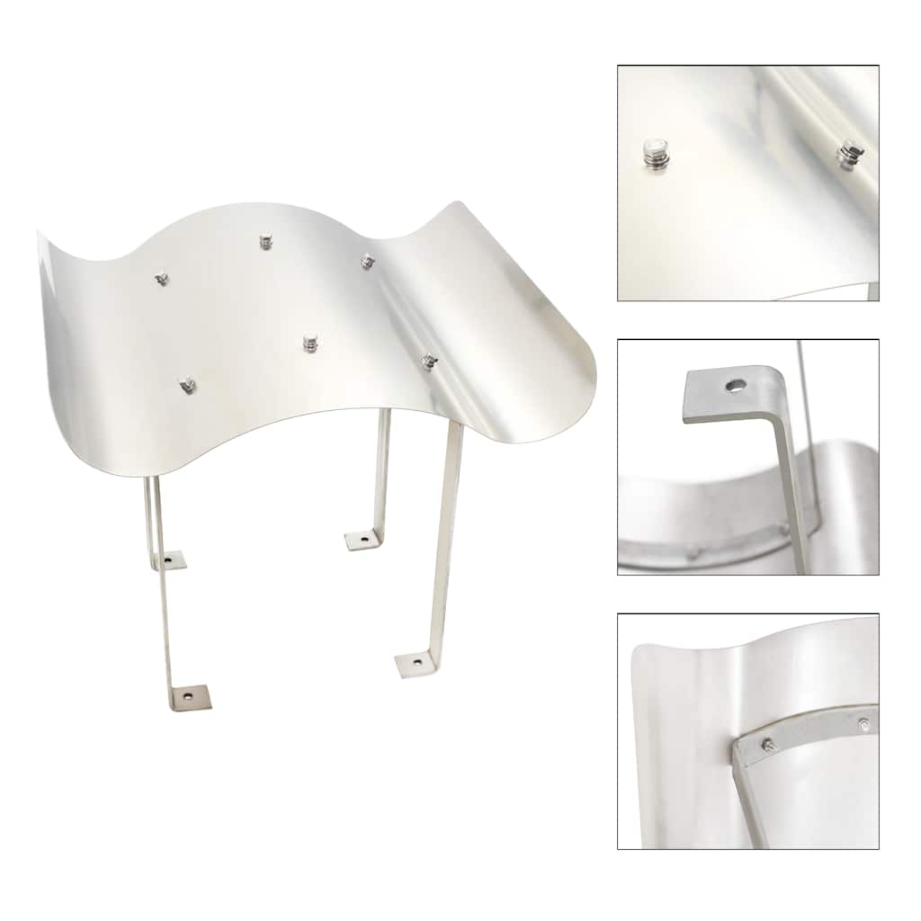Chimney Cowl Stainless Steel 40 cm 36 cm 40 cm