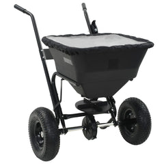 Spreader Black 82 x 46 x 75 cm PVC and Steel Push spreader-45 L