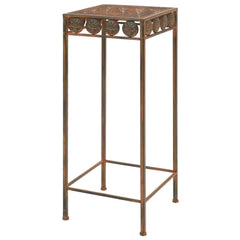 245928 vidaXL Plant Stand Set 3 Pieces Vintage Style Metal Rusty 4