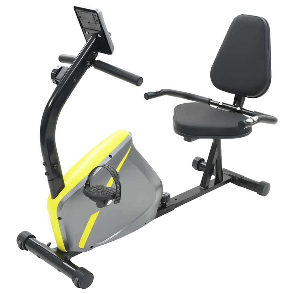 91443 vidaXL Magnetic Recumbent Exercise Bike with Pulse Measurement 2
