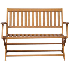 vidaXL Garden Bench 120 cm Solid Acacia Wood 2