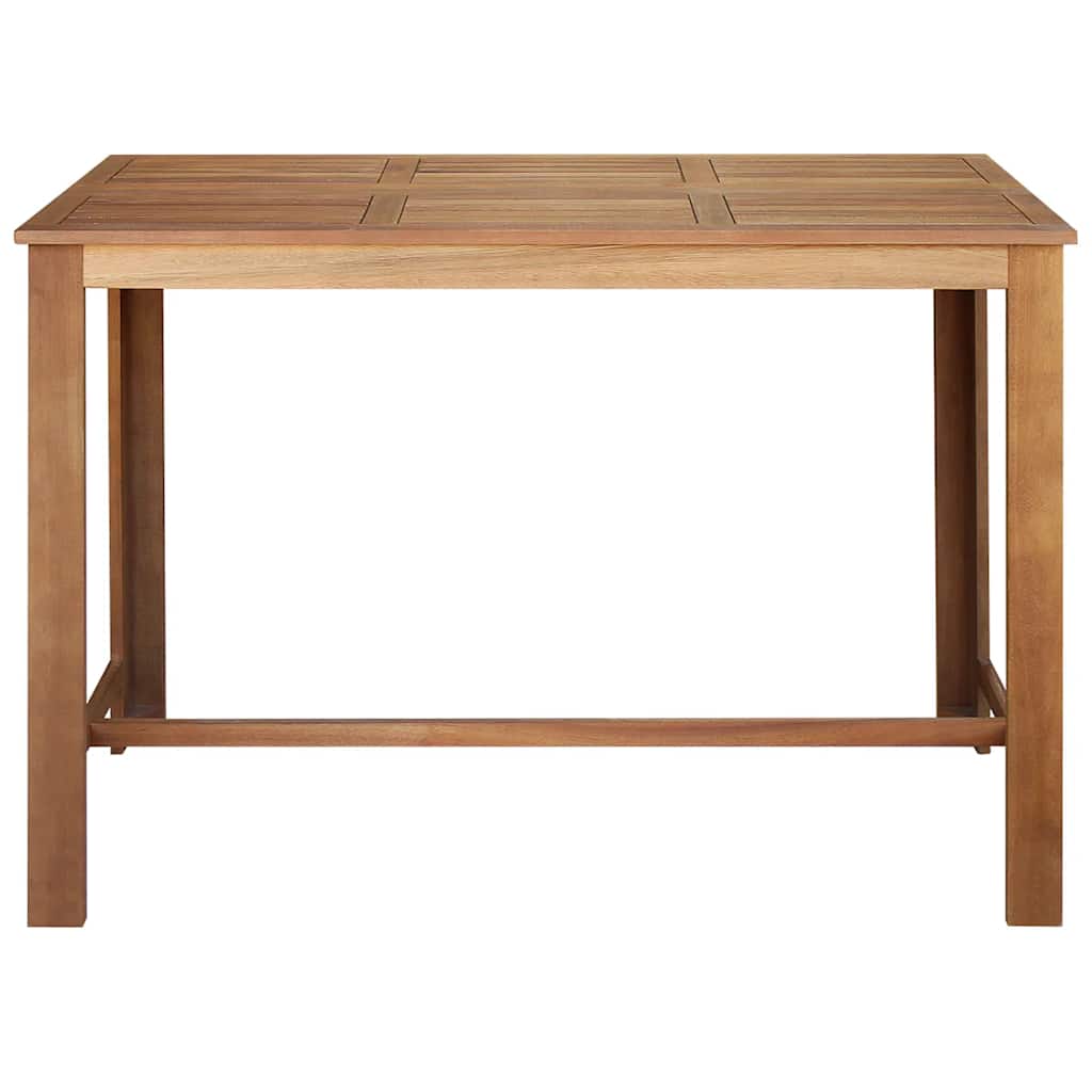 vidaXL Bar Table Solid Acacia Wood 150x70x105 cm 4