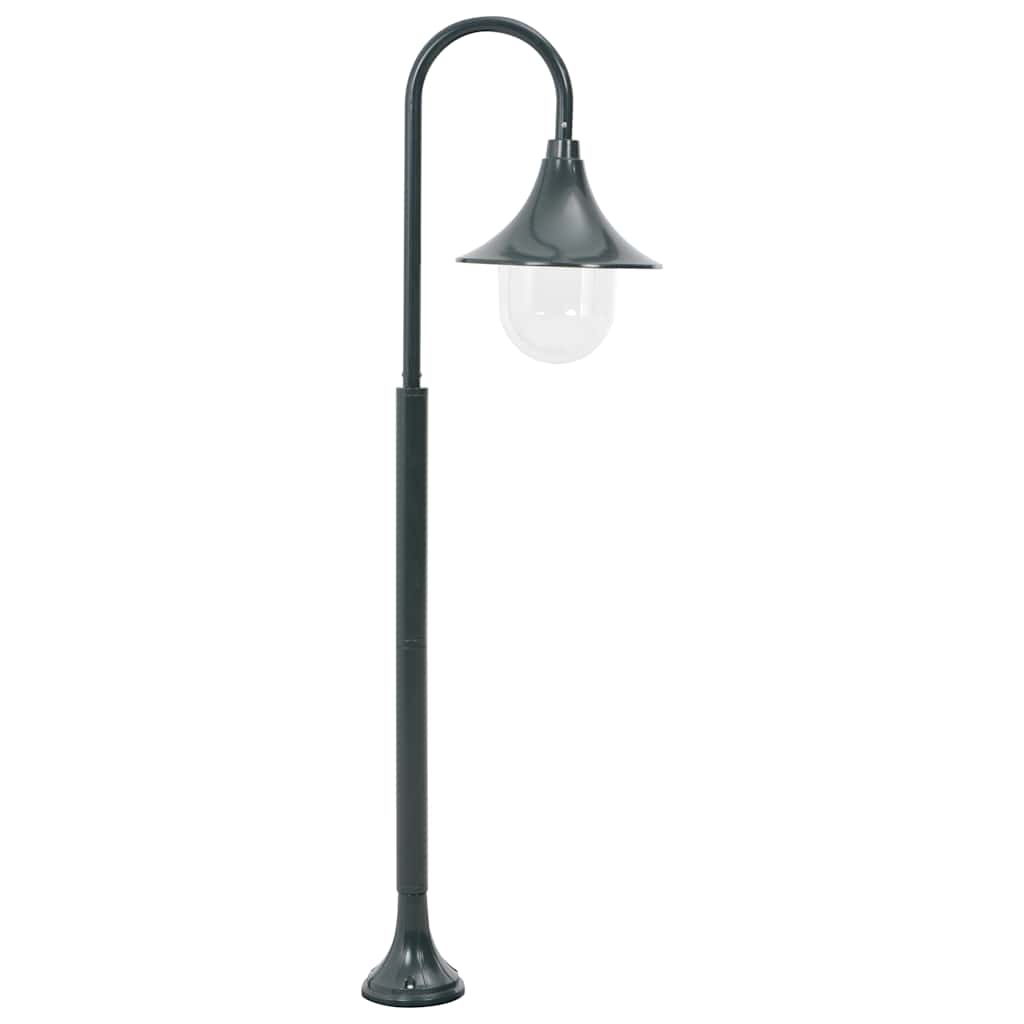 vidaXL Garden Post Light | Dark green | Aluminium, PVC | Medium | Durable 2