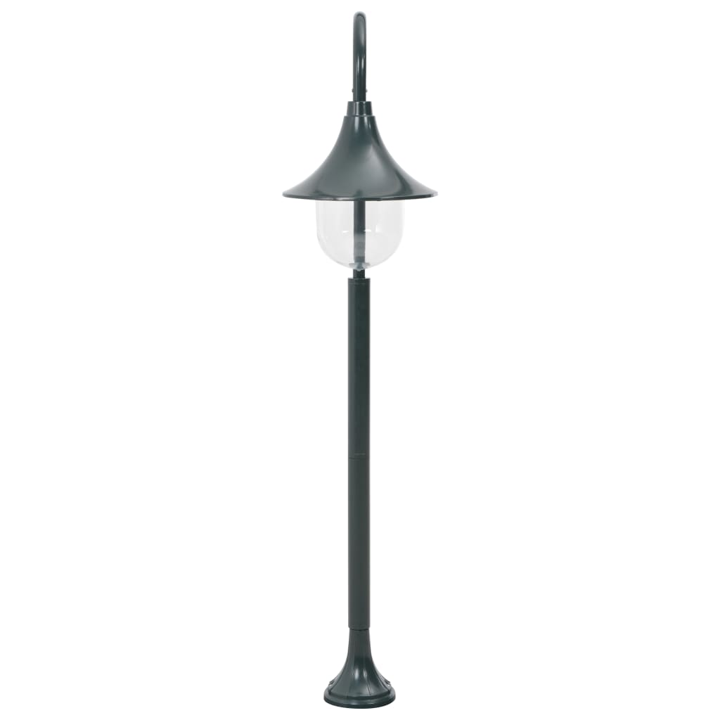 vidaXL Garden Post Light | Dark green | Aluminium, PVC | Medium | Durable 3