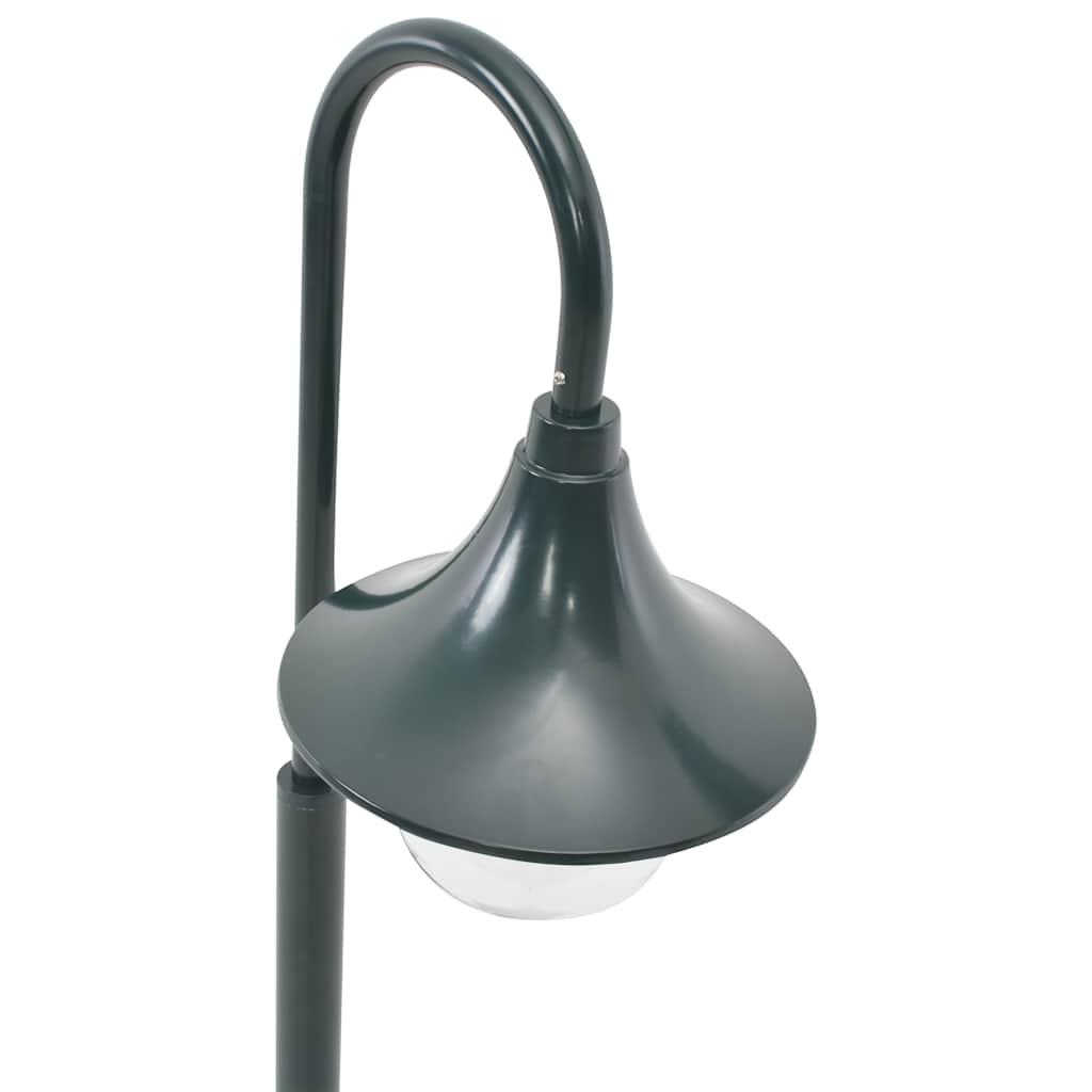vidaXL Garden Post Light | Dark green | Aluminium, PVC | Medium | Durable 5