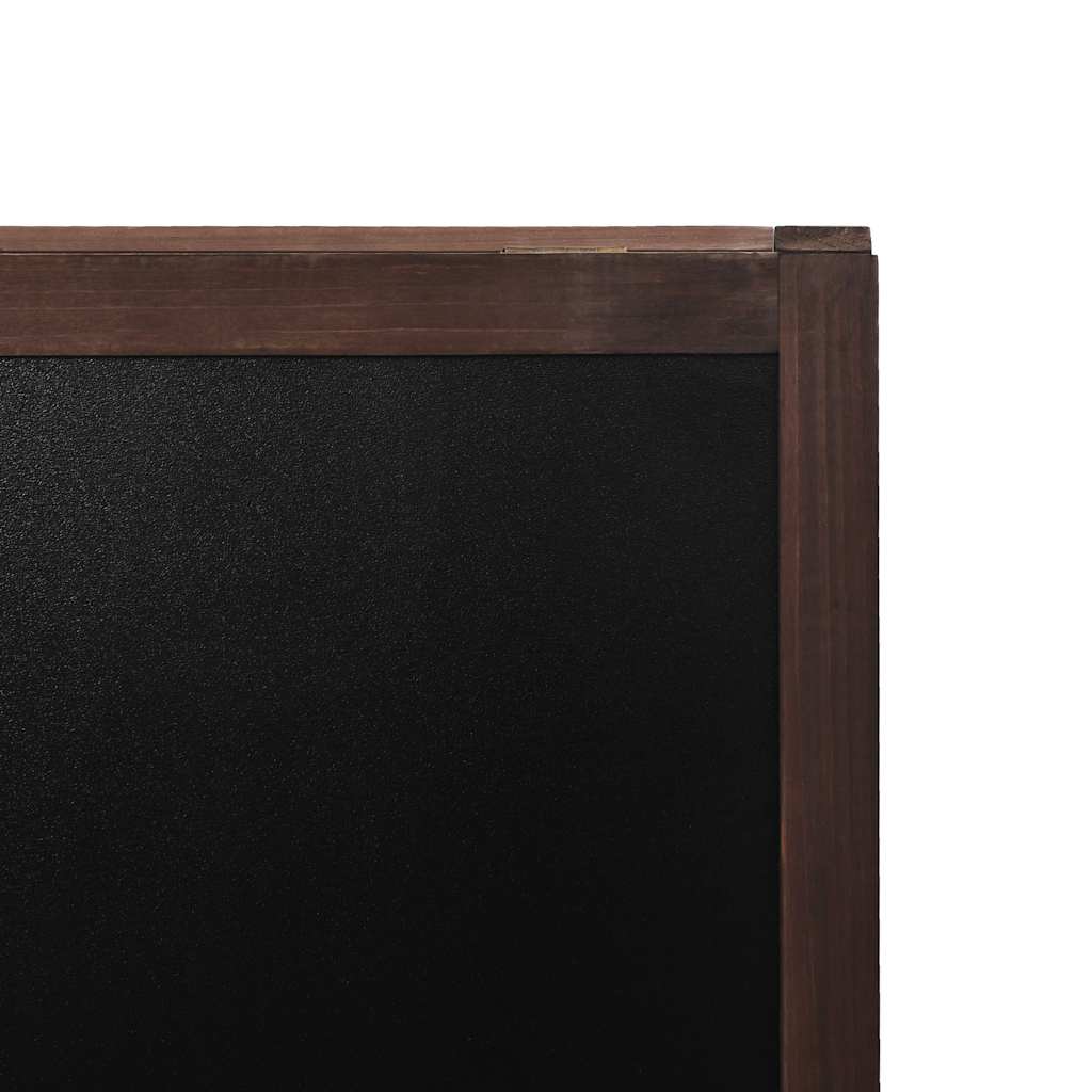 Double-sided Blackboard Cedar Wood Free Standing 60 cm 80 cm