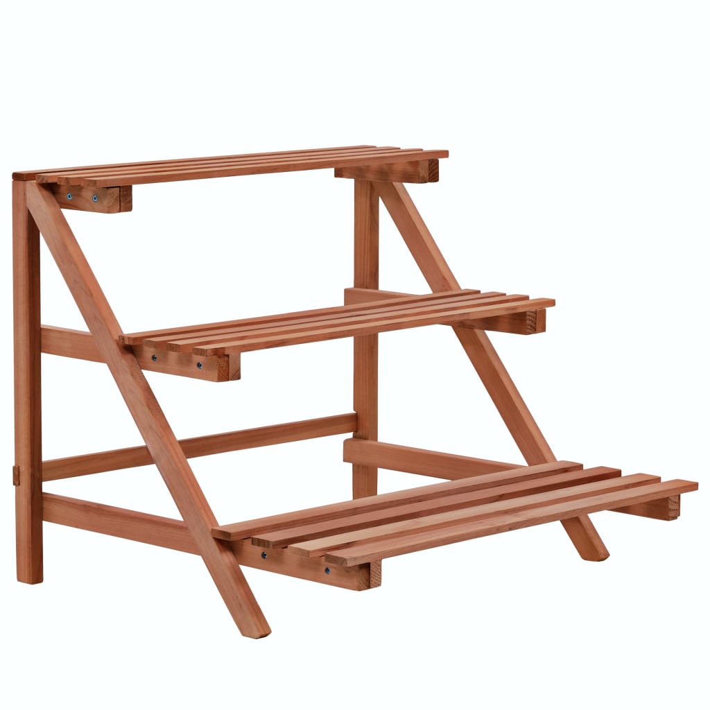 vidaXL Plant Stand | Brown | Solid Cedar Wood | Medium | Durable | Plant Stand 1