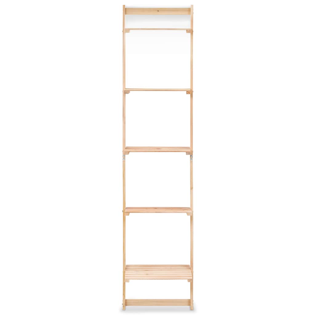 246438 vidaXL Ladder Wall Shelf Cedar Wood 41,5x30x176 cm 2