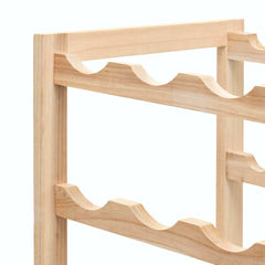 vidaXL Wine Rack Cedar Wood 57.5x28x102 cm 5