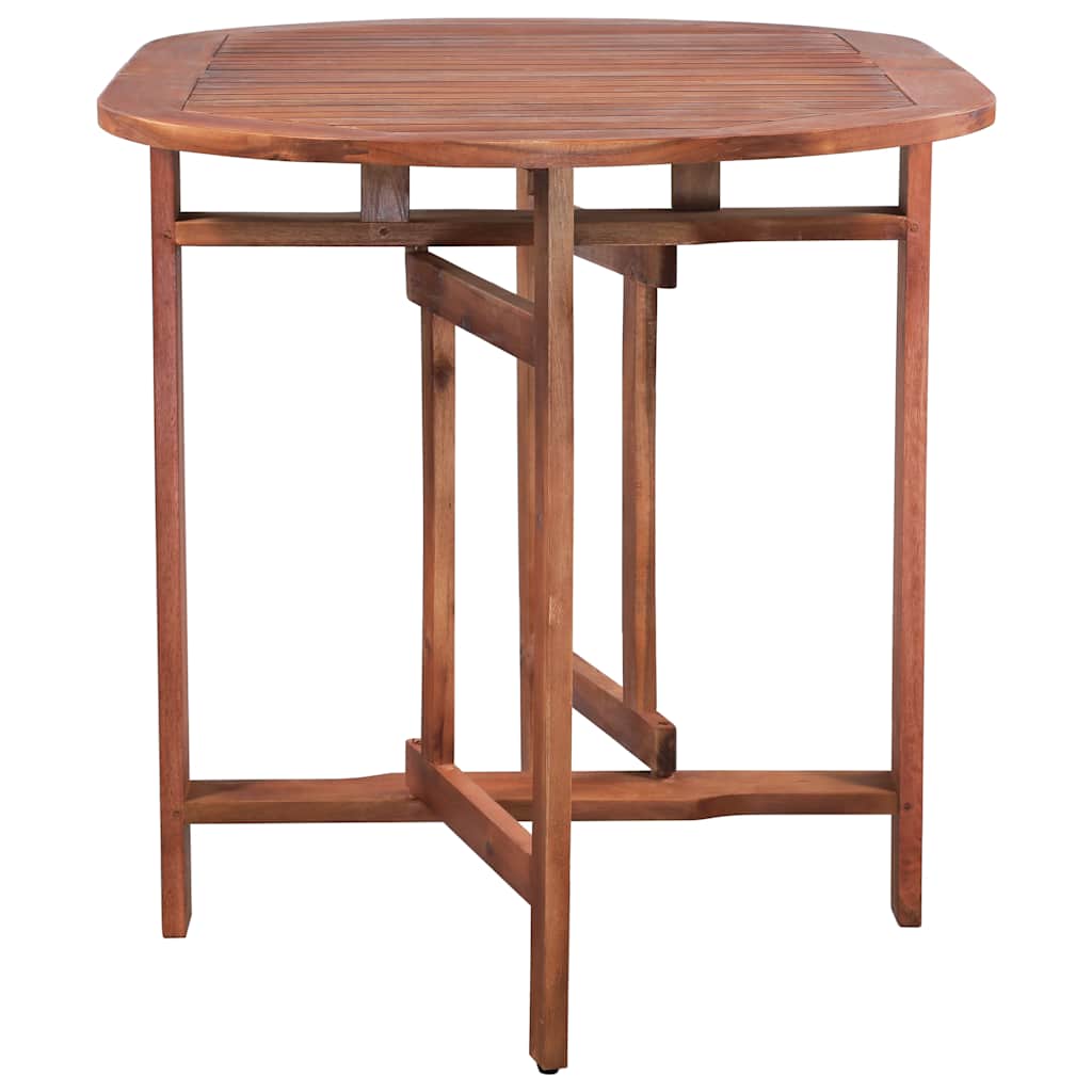 vidaXL Garden Table 120x70x74 cm Solid Acacia Wood 4