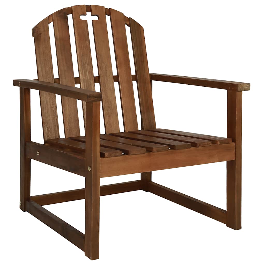 vidaXL 4 Piece Outdoor Lounge Set Solid Acacia Wood 4